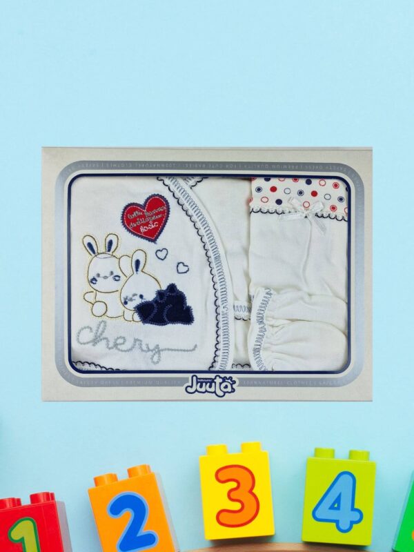 Σετ Δώρου Για Νεογέννητο 5 Τεμάχια D7107