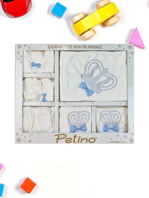 Σετ Δώρου Για Νεογέννητο Κορόνα 10 τμχ. D9050