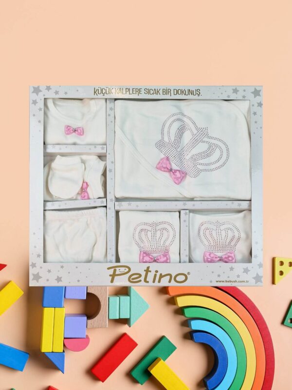 Σετ Δώρου Για Νεογέννητο Κορόνα 10 τμχ. W9050