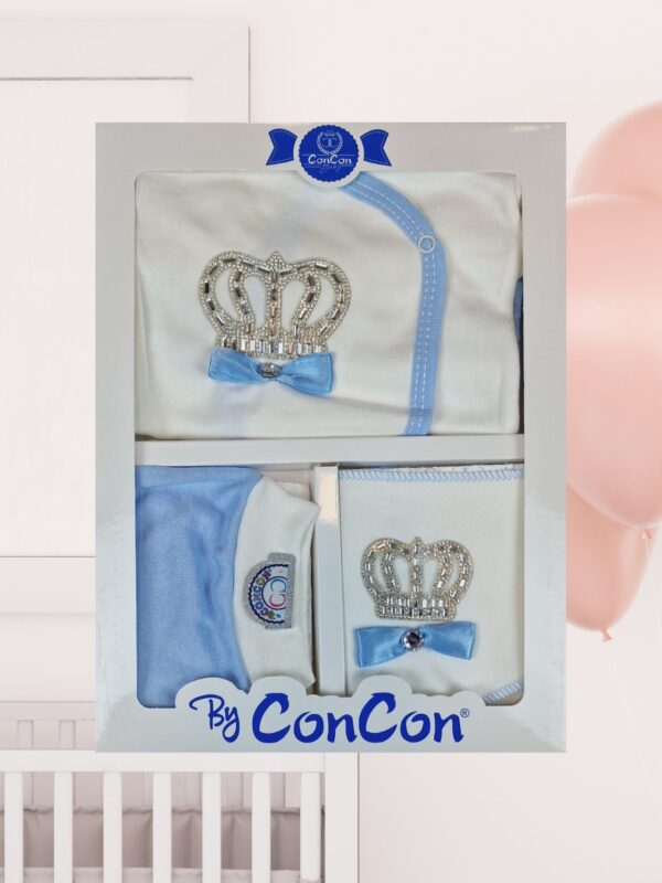 Σετ Δώρου για Νεογέννητο Κορώνα 5 τμχ. 02-0511