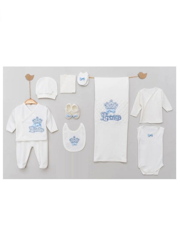 Σετ Δώρου Για Νεογέννητο Prince 10 τμχ. W9031