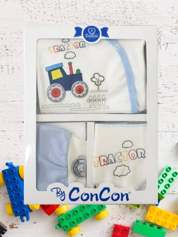 Σετ Δώρου Για Νεογέννητο Tractor 5 τμχ. 5023