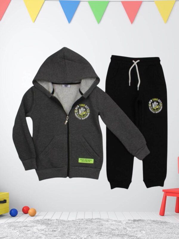 Σετ Παιδική Φόρμα με Κουκούλα 01-2543