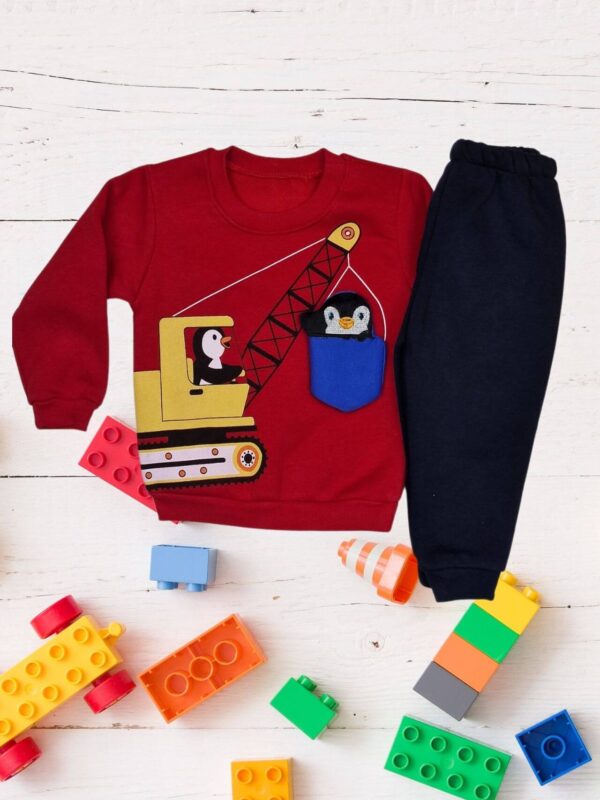 Σετ Παιδική Φόρμα Penguinw On Crane W2715