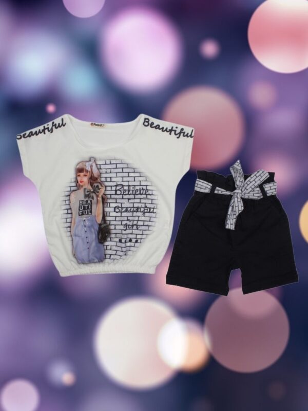 Σετ Παιδικό Μπλουζάκι Παντελονάκι Beauty R5252