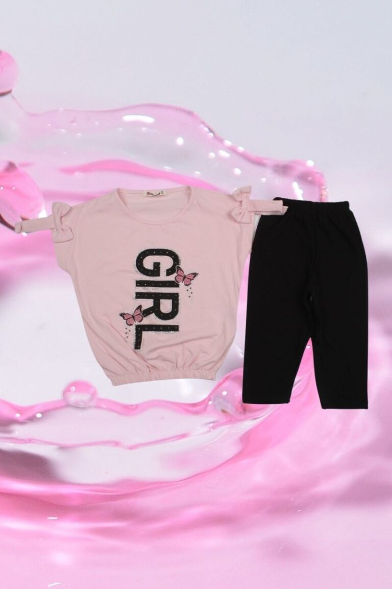 Σετ Παιδικό Μπλουζάκι Παντελονάκι Cool Girl G0420