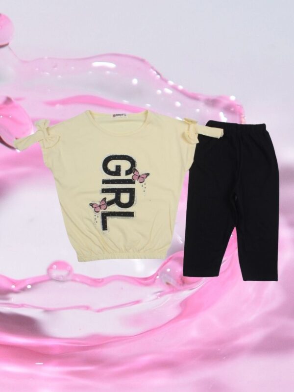 Σετ Παιδικό Μπλουζάκι Παντελονάκι Cool Girl W0420