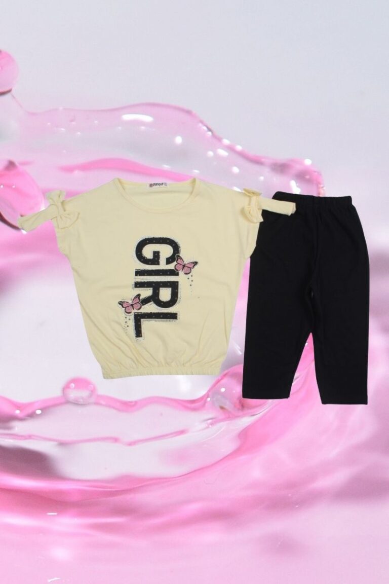Σετ Παιδικό Μπλουζάκι Παντελονάκι Cool Girl W0420