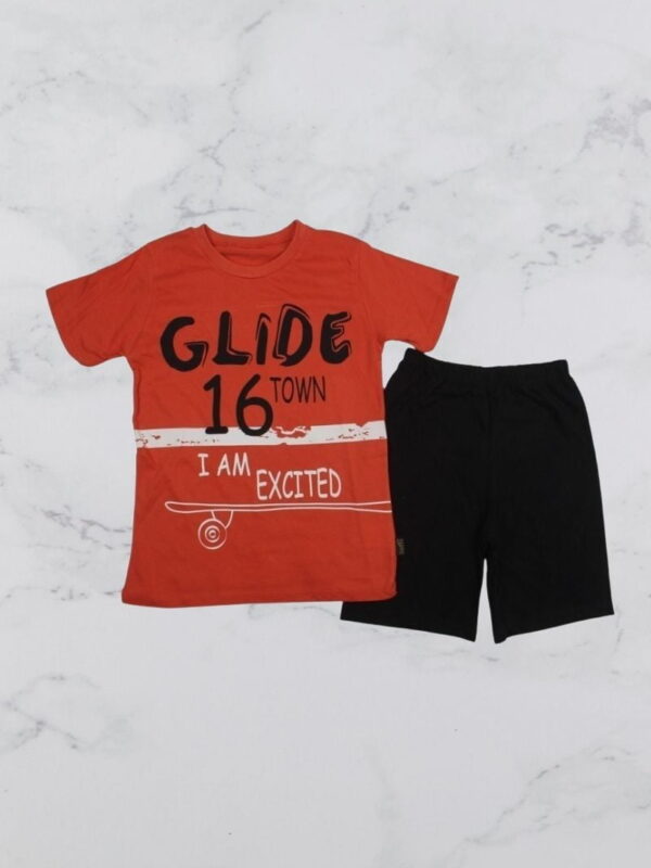 Σετ Παιδικό Μπλουζάκι Παντελονάκι Excited R0701