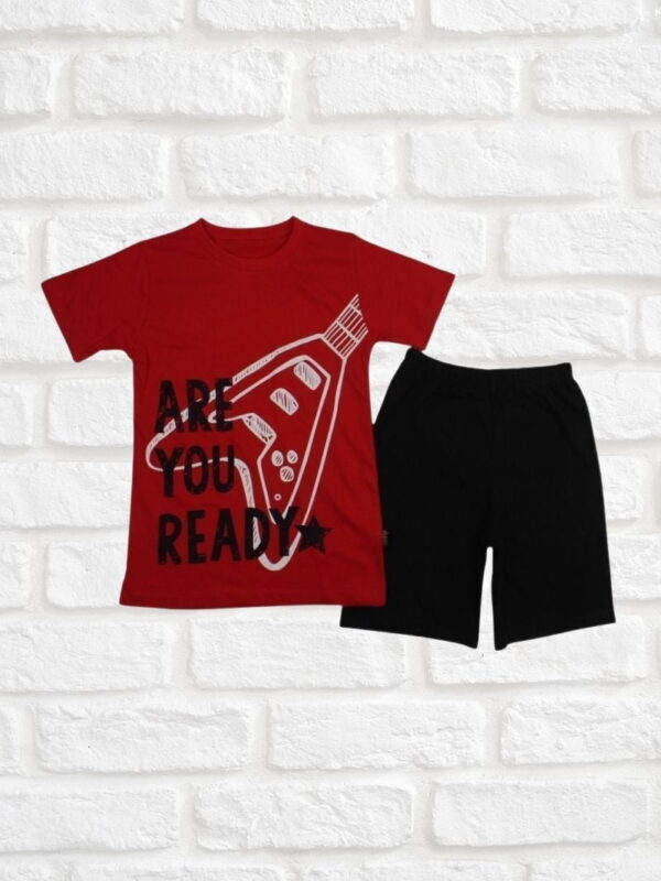 Σετ Παιδικό Μπλουζάκι Παντελονάκι Guitar D0691