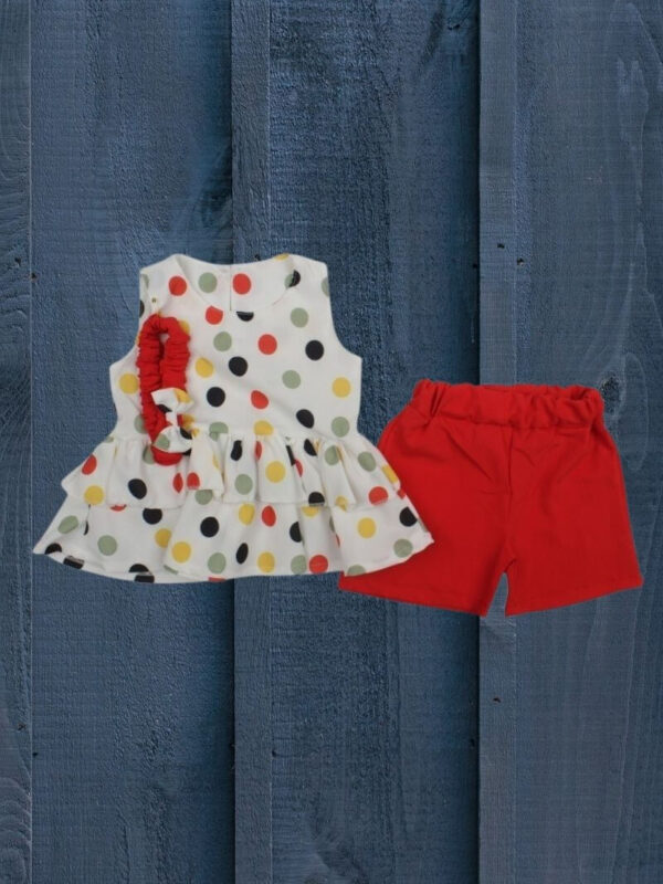 Σετ Παιδικό Μπλουζάκι Παντελονάκι Happy Colors W0406