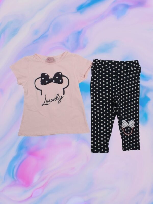 Σετ Παιδικό Μπλουζάκι Παντελονάκι Lovely D9217