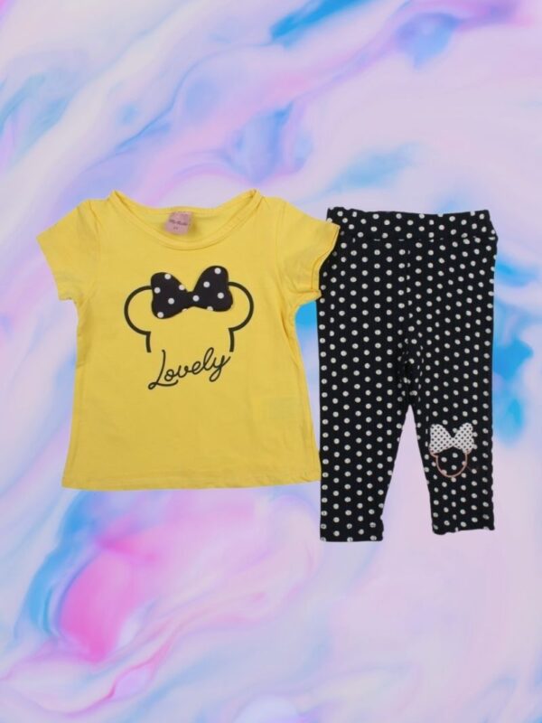 Σετ Παιδικό Μπλουζάκι Παντελονάκι Lovely W9217