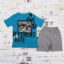 Σετ Παιδικό Μπλουζάκι Παντελονάκι Motor Print W0627
