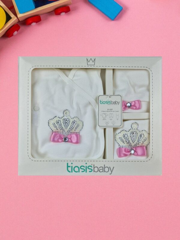 Σετ Ρούχων Νεογέννητου Crown 5 Τεμάχια R2014