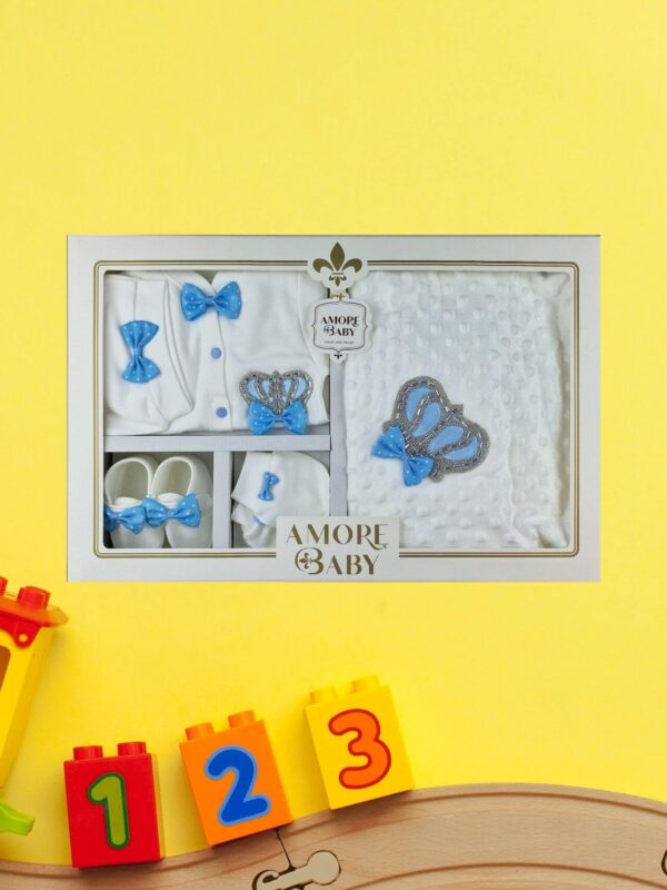 Σετ Ρούχων Νεογέννητου Crown 5 Τεμάχια R6508