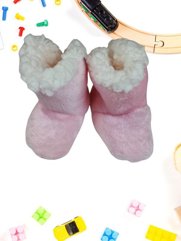 Βρεφικές Παντόφλες Κλειστές με Γούνα D1503