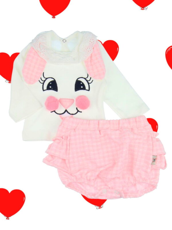 Βρεφικό Ανοιξιάτικο Σετ Μπλουζάκι Σορτς 3129