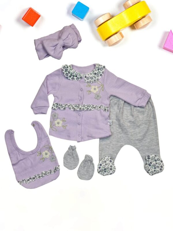 Βρεφικό Σετ για Κορίτσι 5 τ.μ.χ 5803
