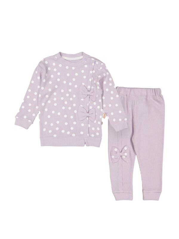 Βρεφικό Σετ Για Κορίτσι Μπλουζάκι Παντελονάκι W1912