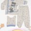 Βρεφικό Σετ Happy Animals Με Σκουφάκι R9303