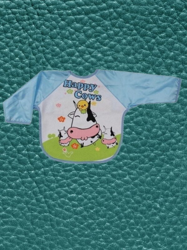 Αδιάβροχη Σαλιάρα Φαγητού Με Μανίκια 7108