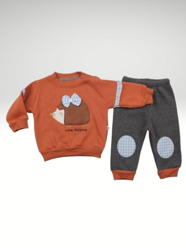 Σετ Βρεφικό Μπλουζάκι Παντελονάκι Μικρός Σκαντζόχοιρος W1001