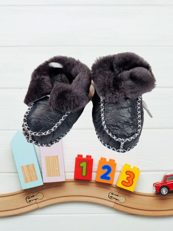Βρεφικά Παπούτσια Αγκαλιάς Δερμάτινα D0122