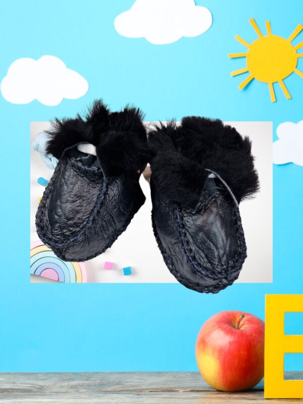 Βρεφικά Παπούτσια Αγκαλιάς Δερμάτινα V0122