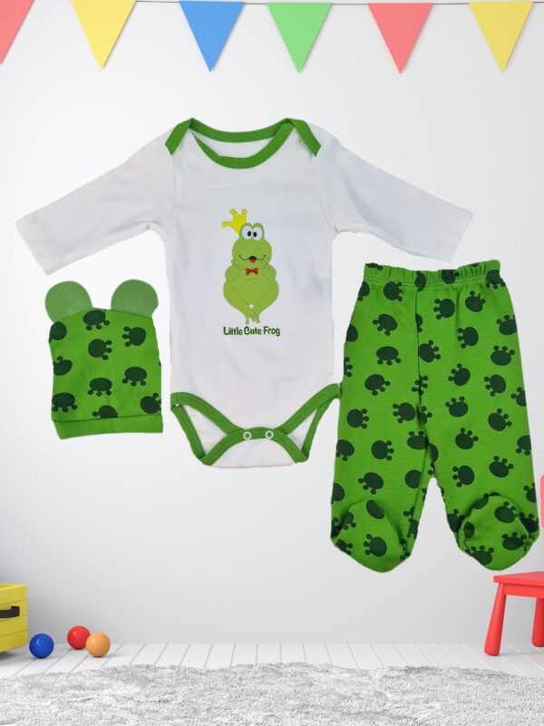 Κορμάκι Βαμβακερό Little Cute Frog W0414