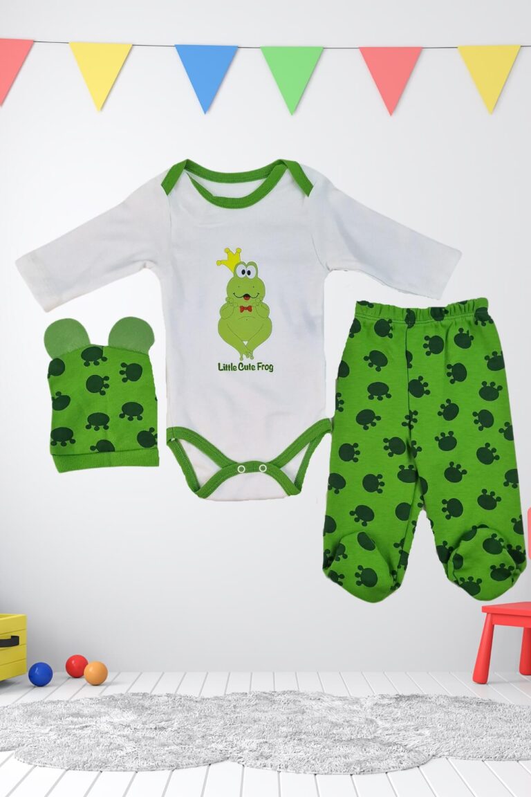 Κορμάκι Βαμβακερό Little Cute Frog W0414