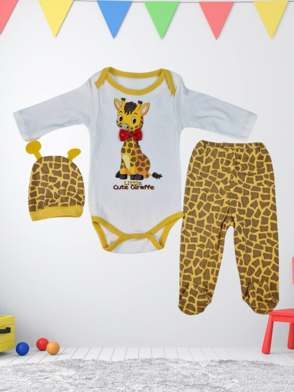 Κορμάκι Βαμβακερό Little Cute Giraffe W0413