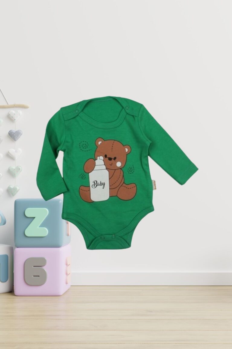 Κορμάκι Βρεφικό Baby Bear Με Μακρύ Μανίκι R2138