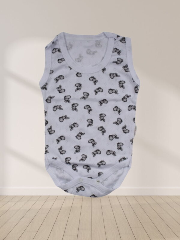 Κορμάκι Βρεφικό Bunnies Αμάνικο F1591