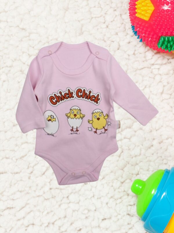 Κορμάκι Βρεφικό Chick Chick Με Μακρύ Μανίκι G2151