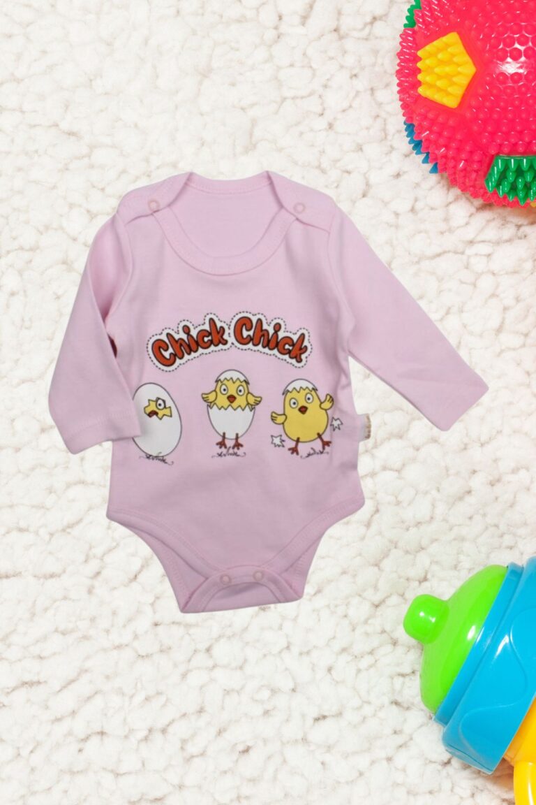 Κορμάκι Βρεφικό Chick Chick Με Μακρύ Μανίκι G2151