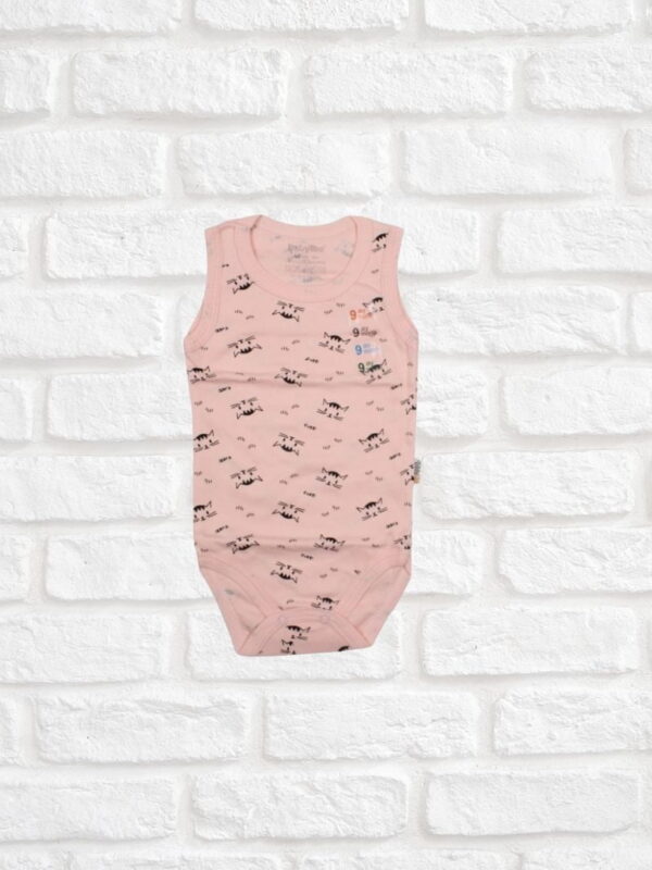 Κορμάκι Βρεφικό Kitty Αμάνικο G7079