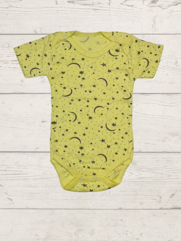 Κορμάκι Βρεφικό Moon And Stars Κοντομάνικο C1664