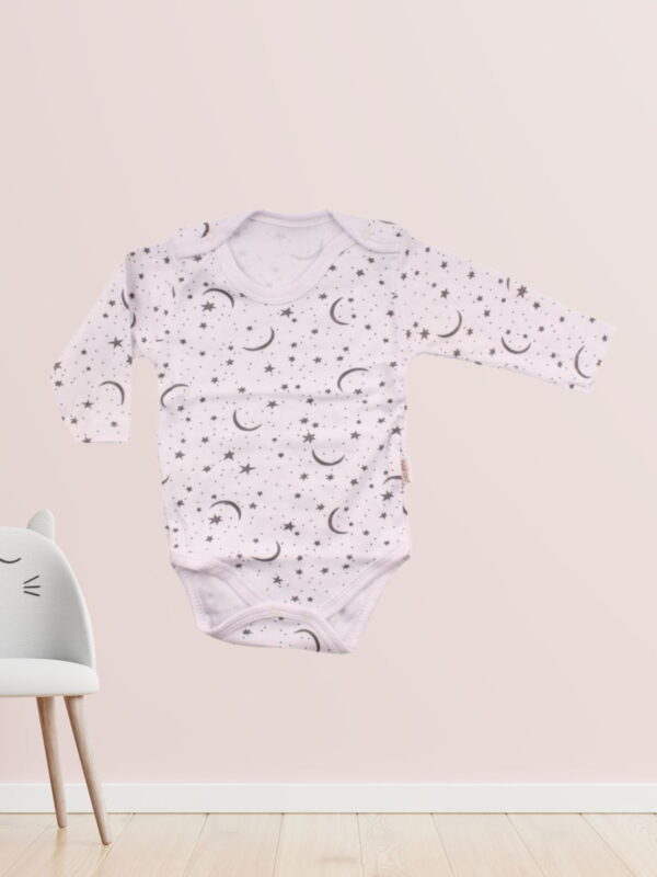 Κορμάκι Βρεφικό Moon And Stars Μακρύ Μανίκι D1661