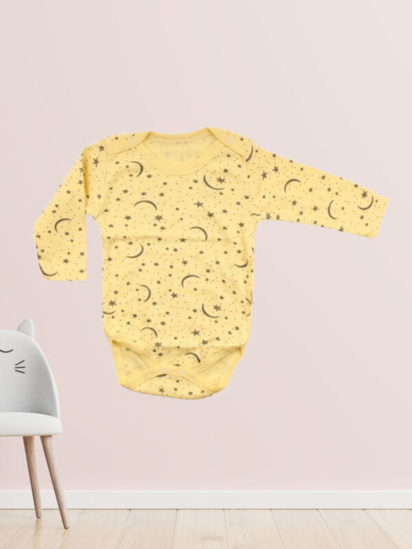 Κορμάκι Βρεφικό Moon And Stars Μακρύ Μανίκι F1661