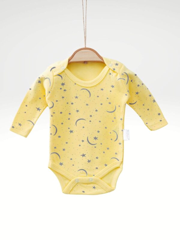 Κορμάκι Βρεφικό Moon And Stars Μακρύ Μανίκι F1662