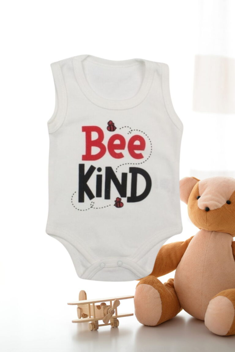 Κορμάκι Βρεφικό Αμάνικο Bee Kind D9014