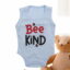 Κορμάκι Βρεφικό Αμάνικο Bee Kind W9014