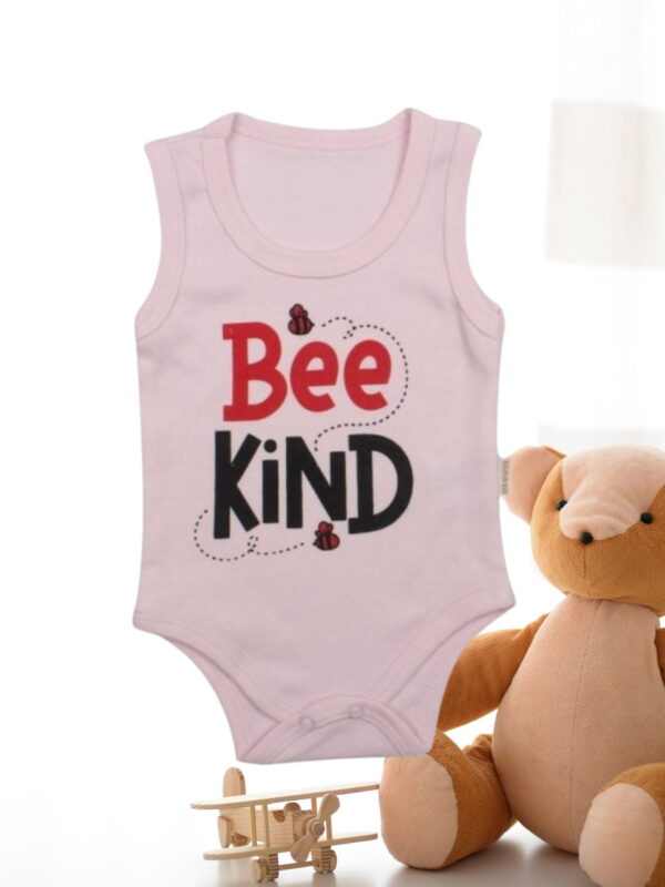 Κορμάκι Βρεφικό Αμάνικο Bee Kind G9014