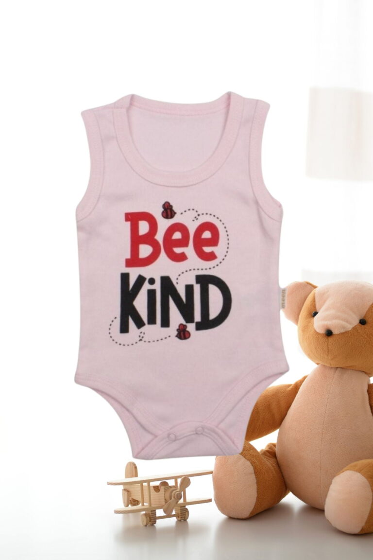 Κορμάκι Βρεφικό Αμάνικο Bee Kind G9014