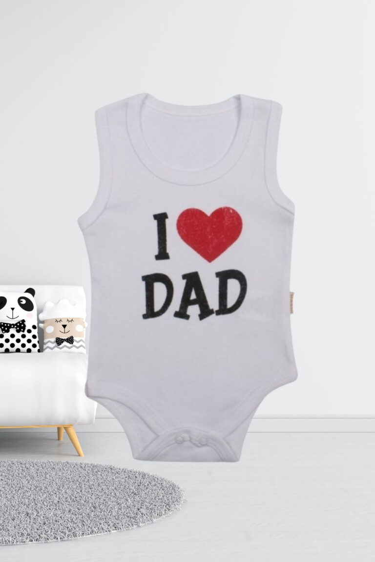 Κορμάκι Βρεφικό Αμάνικο Dad R9022