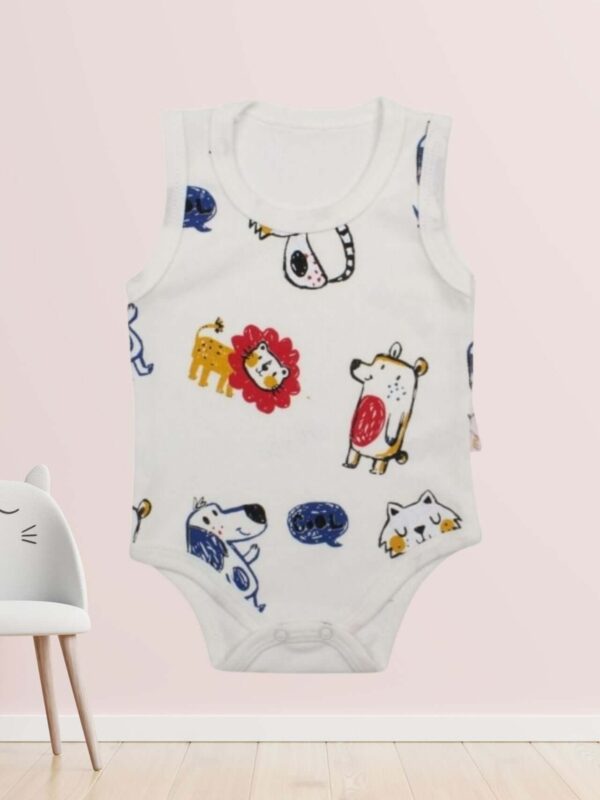 Κορμάκι Βρεφικό Αμάνικο Hello F9001