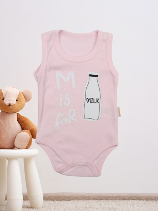 Κορμάκι Βρεφικό Αμάνικο M Is For Milk D9009