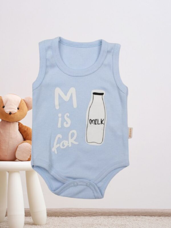 Κορμάκι Βρεφικό Αμάνικο M Is For Milk W9009