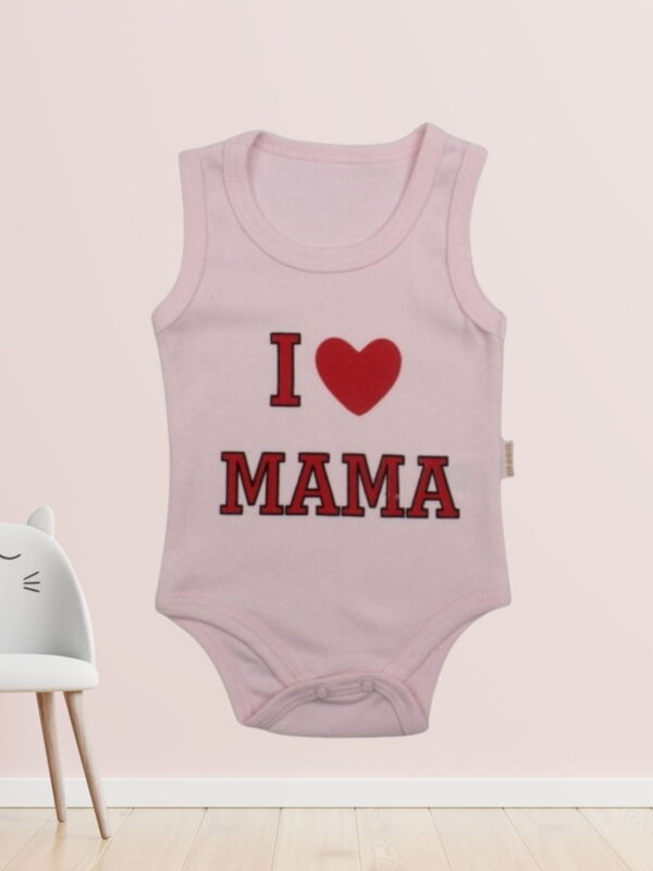 Κορμάκι Βρεφικό Αμάνικο Mama D9021
